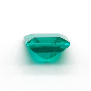 Loose אמרלד חן כיכר צורת צעד לחתוך סינטטי אמרלד - Product Image 2