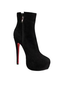 Stivaletti da <span class=keywords><strong>donna</strong></span> HMB3 con tomaia in suede, plateau e tacco alto 14 cm. - Product Image 6