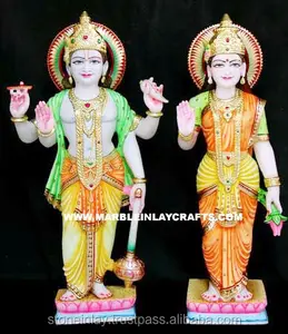 Hermosa Laxmi Narayan de mármol colorido utilizada para templos - Product Image 1