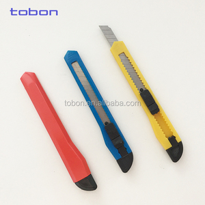 Cuchillo cortador de cuchillas a presión de 9mm, de plástico retráctil, fácil de cortar, venta al por mayor - Product Image 4