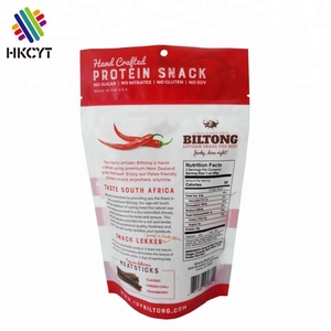 Bolsa de plástico para envasado de alimentos, envase de comida de 45g con cremallera y agujero - Product Image 3