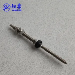 High quality ss304 200mm corrugation roof solar hanger bolt anchor hook