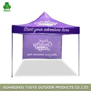 Tuoye निविड़ अंधकार Foldable 10x10 आउटडोर <span class=keywords><strong>Gazebo</strong></span> तीन पक्षीय दीवार तम्बू - Product Image 2