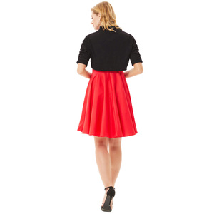 OEM Comfy Lightweight Half Sleeve Open Front <strong>Black</strong> <strong>Bolero</strong> <strong>Shrug</strong> for Women - Product Image 2