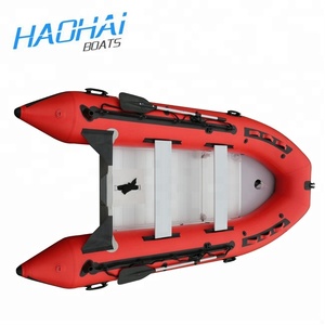 Bateau <span class=keywords><strong>de</strong></span> <span class=keywords><strong>sauvetage</strong></span> gonflable <span class=keywords><strong>en</strong></span> aluminium HAOHAI A430 Chine 4,3 m pour la pêche à la dérive, tubes <span class=keywords><strong>en</strong></span> PVC/Hypalon, capacité <span class=keywords><strong>de</strong></span> 8 personnes, garantie <span class=keywords><strong>de</strong></span> 3 ans - Product Image 4