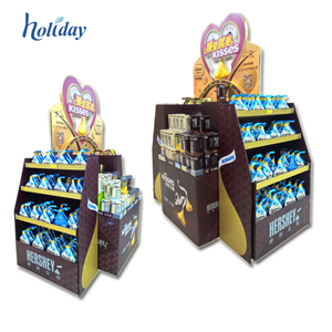Promozione negozio di cartone ondulato pallet display per la frutta, pop banco di mostra carta, cartone display spedizioniere - Product Image 5