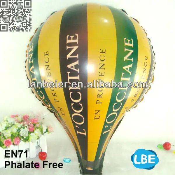 विज्ञापन ब्लोअर पन्नी baloon मॉडल गर्म हवा के गुब्बारे