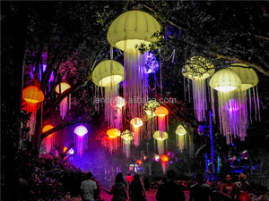 Decoración de fiesta, iluminación LED, globo inflable de medusas - Product Image 5