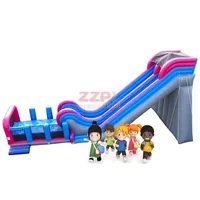 ZZPL Giant Inflatable Trượt Nước Để Bán Thương Mại Inflatable Slide Với Jumping Bouncer 2 Modules Đối Với Đảng Thời Gian