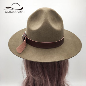 Chapeau en feutre 100% <span class=keywords><strong>laine</strong></span> pour homme, fait à la main, de haute qualité - Product Image 3