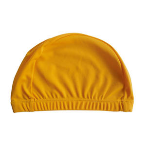 Adulte et Enfant Unisexe MARIUM Jaune Bonnet de Bain Tissu Polyester Bonnet de Bain - Product Image 1