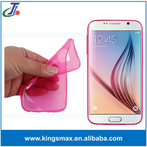 caldo per samsung <span class=keywords><strong>galaxy</strong></span> <span class=keywords><strong>s6</strong></span> <span class=keywords><strong>cover</strong></span> posteriore trasparente casi ultra slim caso tpu - Product Image 5