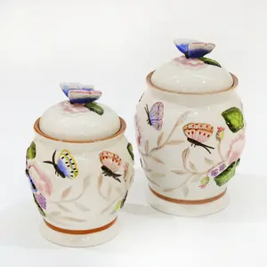 Keramische Kleine Suikerpot Pot Met Deksel Decoratie Keuken