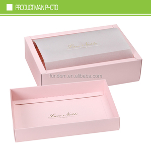 Trung Quốc Số Lượng Lớn Bán Buôn Matte Nhiều Lớp Pastry Gói Nắp Và Cơ Sở Đáng Yêu Pinkgift Giấy Donut Bao Bì Hộp Cho 6 Pcs Gói - Product Image 2