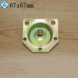 Color zinc 67x67mm 2.0 thickness folding table legs lowes wholesale adjustable angle mounting plate with screw nut