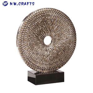 Scultura Vivida di <span class=keywords><strong>Corna</strong></span> in Resina Personalizzata, Finte <span class=keywords><strong>Corna</strong></span> di Antilope, Toro o Cervo <span class=keywords><strong>con</strong></span> Base, Decorazione da Scrivania - Product Image 3
