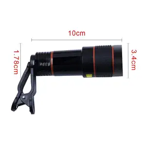 Shenzhen hisam 12X 16X Zoom lens mobile phone telescope camera zoom lens for smartphone Extra Lens For iPhone