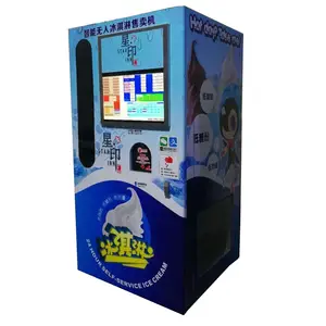 Nova 7x24 horas Self-service Automatic Ice Cream Vending Machine