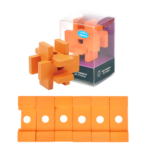 Assortimento di mini <span class=keywords><strong>puzzle</strong></span> <span class=keywords><strong>3D</strong></span> colorati in legno per bambini e <span class=keywords><strong>adulti</strong></span> - Product Image 3