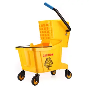 20L/24L/32L Capacità Strizzatore Mop Secchio con Ruote Mop Strizzatore