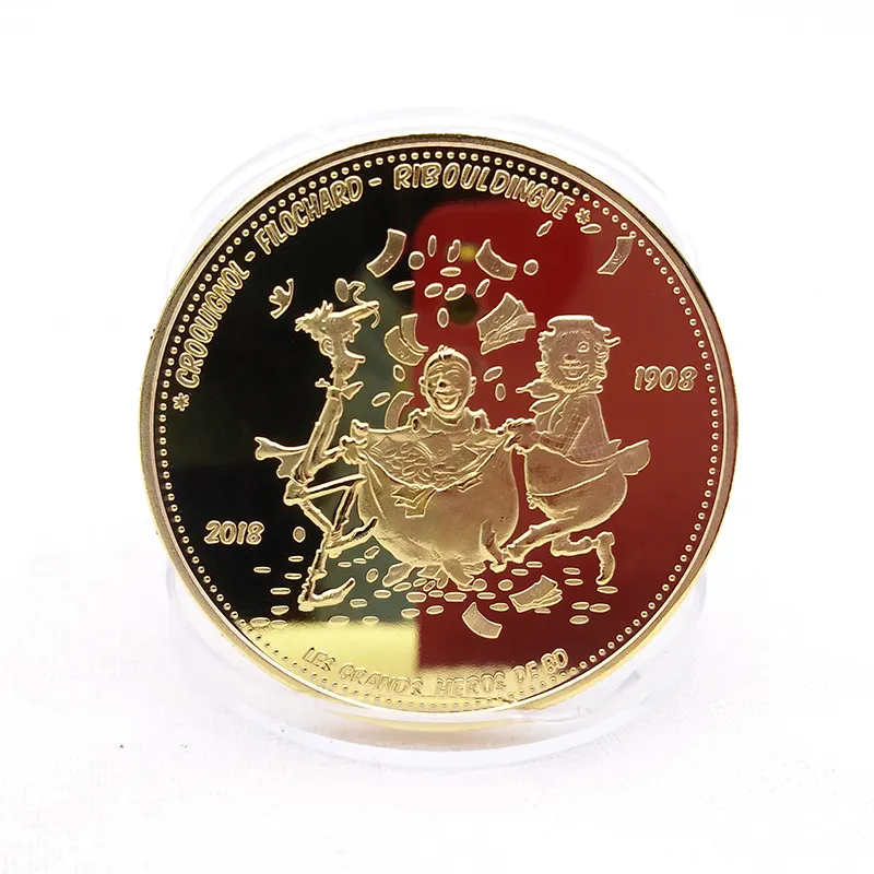 주문 디자인 금에 의하여 도금되는 기념품 동전 금화 bullion