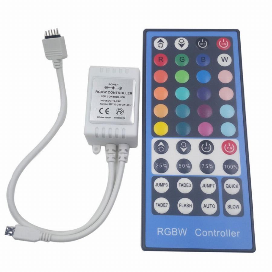 DC 12V 24V RGBW светодиодный контроллер IR 40key для SMD5050 RGBW светодиодные SMD ленты.