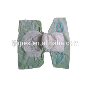 Pañales para adultos impresos orgánicos Premium del fabricante de China Productos de incontinencia para adultos con película de PE desechable - Product Image 2