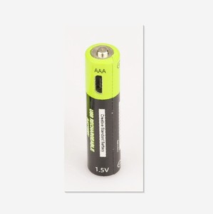 Winpow 공장 가격 USB AA 충전식 배터리 1.5V 리튬 AAA 배터리