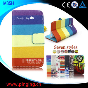 moda stampato stand portafoglio capovolgere copertura custodia in pelle per sony <span class=keywords><strong>xperia</strong></span> m35h <span class=keywords><strong>sp</strong></span>