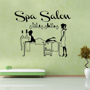 Decorazione per la casa autoadesiva decorazione per vetrine in vinile salone spa adesivi <span class=keywords><strong>murali</strong></span> - Product Image 4