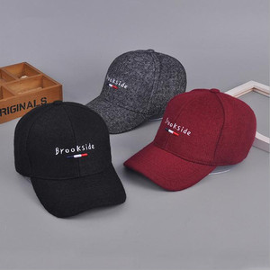 Logo Imprimé Dissemblance Unisexe Laine Hip-Hop Casquette de baseball - Product Image 1