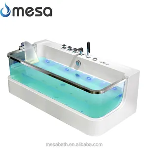 Esquina diseño simple acrílico personalizado único tamaños bañera para espacios pequeños