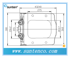 material de <span class=keywords><strong>la</strong></span> urea a medida que Dev forma cerca del asiento del inodoro suave - Product Image 2