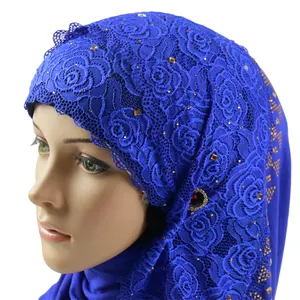 Ladies shawls 2021 scarves fancy muslim women arab hijab lace