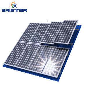 Sóng Hình Thang Thường Vụ Đường May Pv Cấu Trúc Panel Năng Lượng Mặt Trời Dốc Kim Loại Tin Roof Gắn Chân Đế - Product Image 3