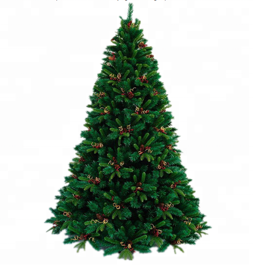 kerstbomen arvore de natal arbol de navidad comercial 7.5 Green Slim Artificial Led Christmas Tree