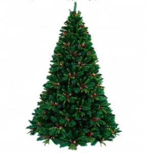 7.5グリーンスリム人工LEDクリスマスツリー