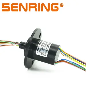 SenRing M220 Kapsel schleifring mit Flansch kleiner Außen durchmesser 22mm Schleifring für CCTV-Strom 2A