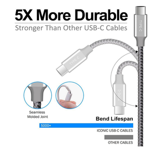 <span class=keywords><strong>Cable</strong></span> USB Tipo C de Nuevo Diseño, <span class=keywords><strong>Cable</strong></span> de Carga de Datos Trenzado USB Tipo-C <span class=keywords><strong>3.1</strong></span> a USB 3.0 Macho - Product Image 3