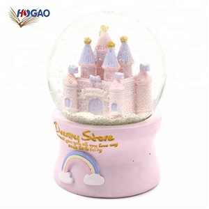 OEM hogar decoración personalizada Rosa <span class=keywords><strong>Castillo</strong></span> globo <span class=keywords><strong>de</strong></span> nieve para la fiesta <span class=keywords><strong>de</strong></span> cumpleaños regalo <span class=keywords><strong>de</strong></span> recuerdo <span class=keywords><strong>de</strong></span> la boda - Product Image 5