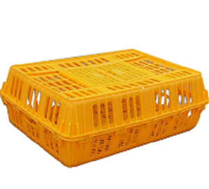 2017 Yellow Plastic live Crates, Chicken Transport Baskets, chicken transport crate