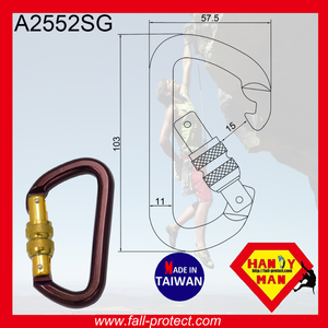 คาราไบเนอร์อลูมิเนียมแบบเกลียวล็อค 28KN สำหรับกีฬากลางแจ้ง ทนทาน จัดส่งรวดเร็ว - Product Image 3