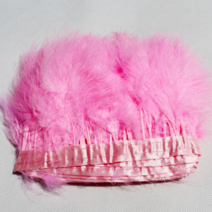 Ren Cắt Tỉa Loại Cò Lớn Ở Phi Fringe Red Gà Tây Lông Vải Trim - Product Image 3