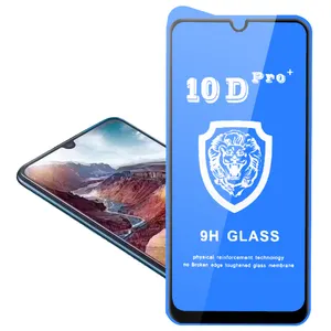 Custom LOGO Acceptable Mobile 10D Tempr Glass Full Body Screen Protector for SAM A54