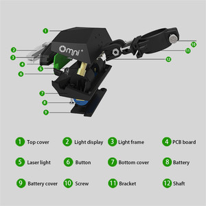 OEM Remote Control Bike Safety Light <strong>Led</strong> <strong>Cycling</strong> Warn Night Light With Braking - Product Image 4
