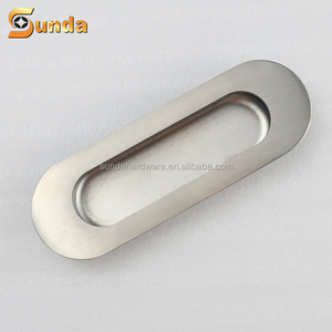 家具用キャビネット金具 ハンドル金具 ステンレス製 隠しキッチンキャビネット 引き出し ドアハンドル 指掛けハンドル - Product Image 2