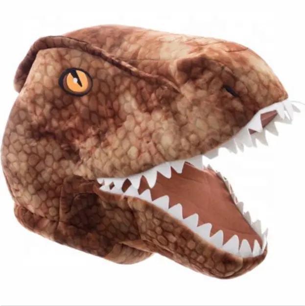 Плюшевая маска на голову T-Rex, костюм динозавра, талисман, косплей