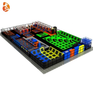 Parc de trampoline avec fosse à mousse intérieure de grande taille pour adultes et enfants, design professionnel, saut libre, avec <span class=keywords><strong>Ninja</strong></span> <span class=keywords><strong>Warrior</strong></span> - Product Image 3