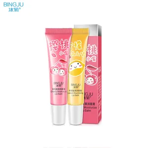 High Quality BINGJU Lip Care Balm Moisturizing Smoothing Sweet Taste Organic Fruit Vegan Lip Balm