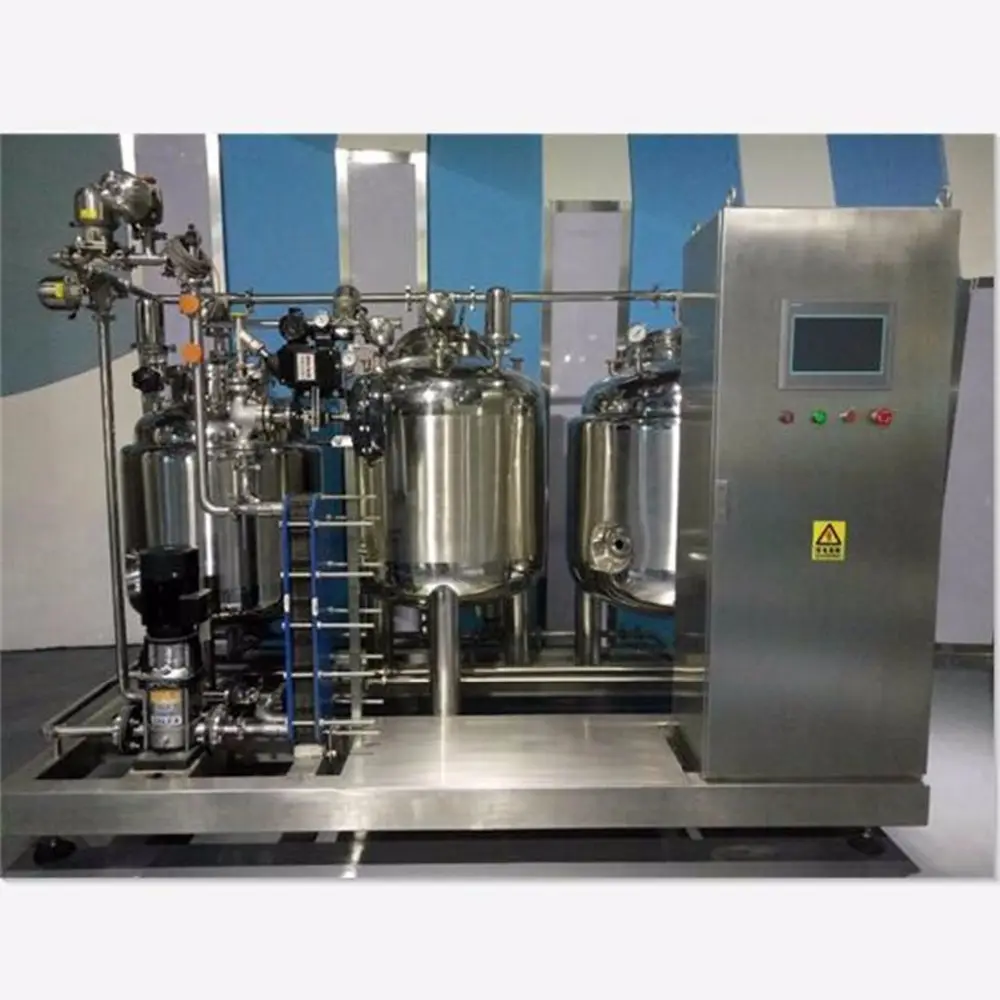 Автоматическая система очистки на месте CIP для молочных напитков Icecream
